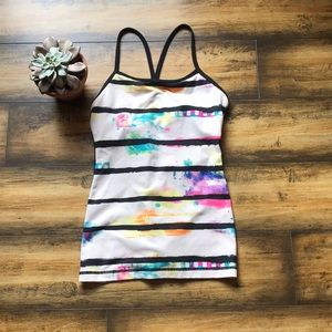 Lululemon Tank Top Size 2 fun design